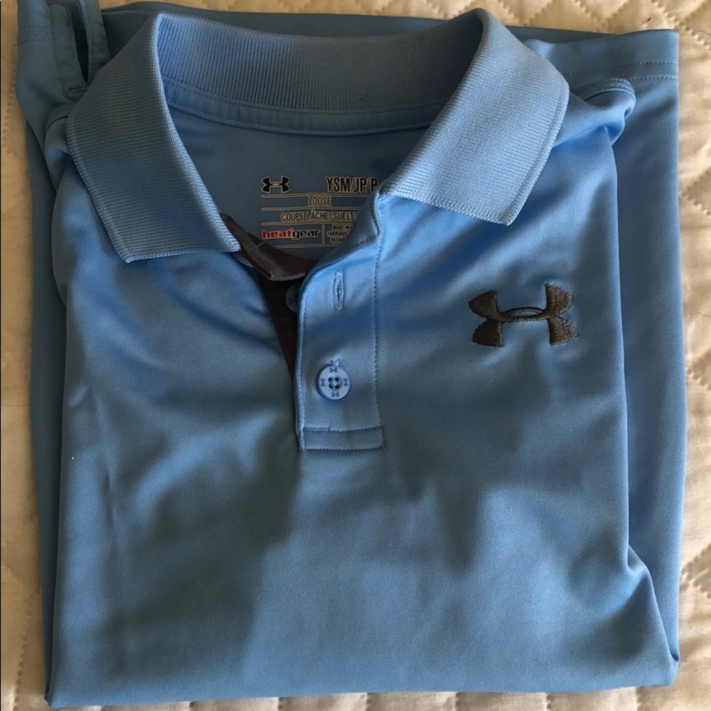 3 Boys under armour polo